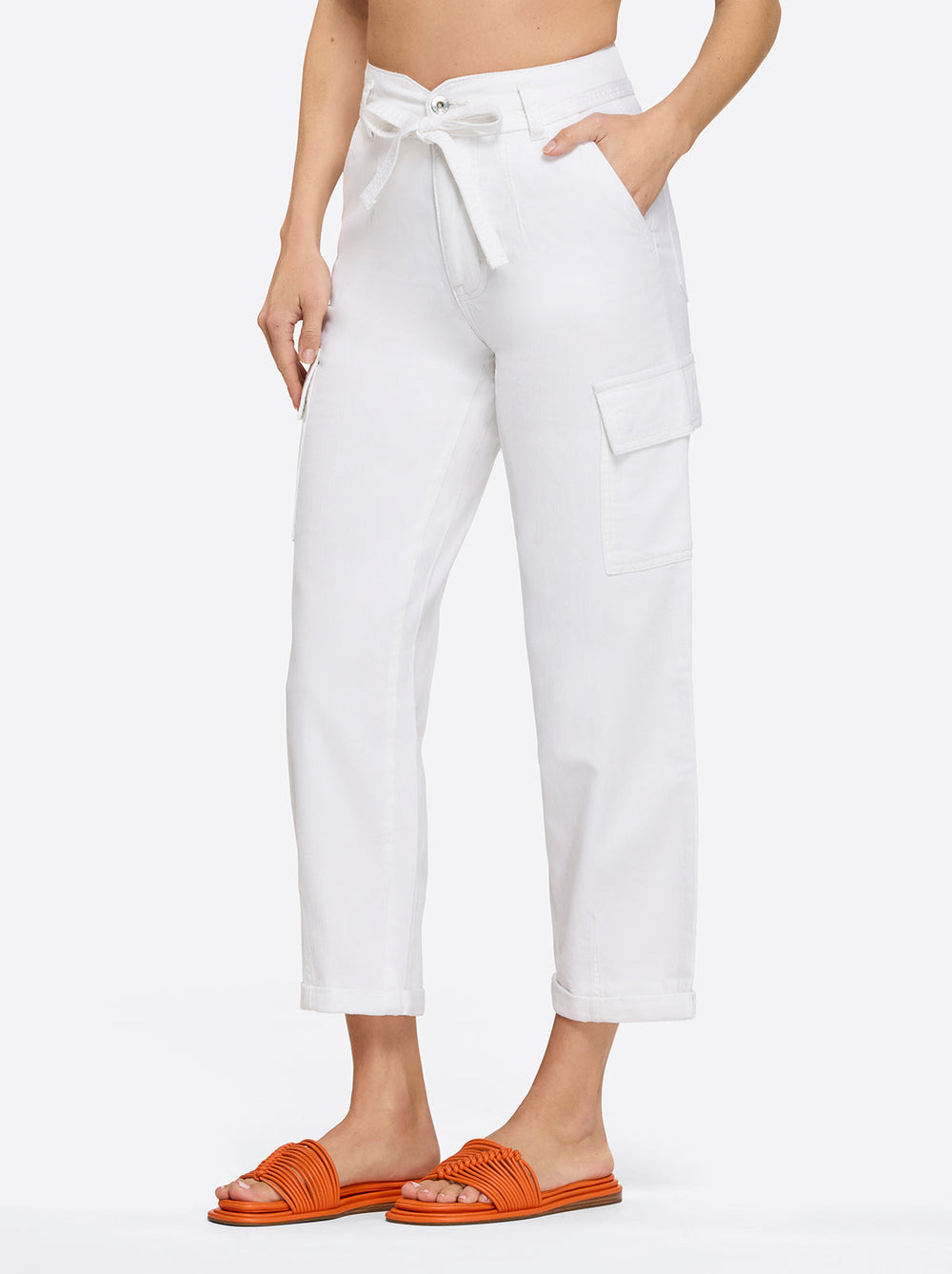 Allie Utility Bottom - White