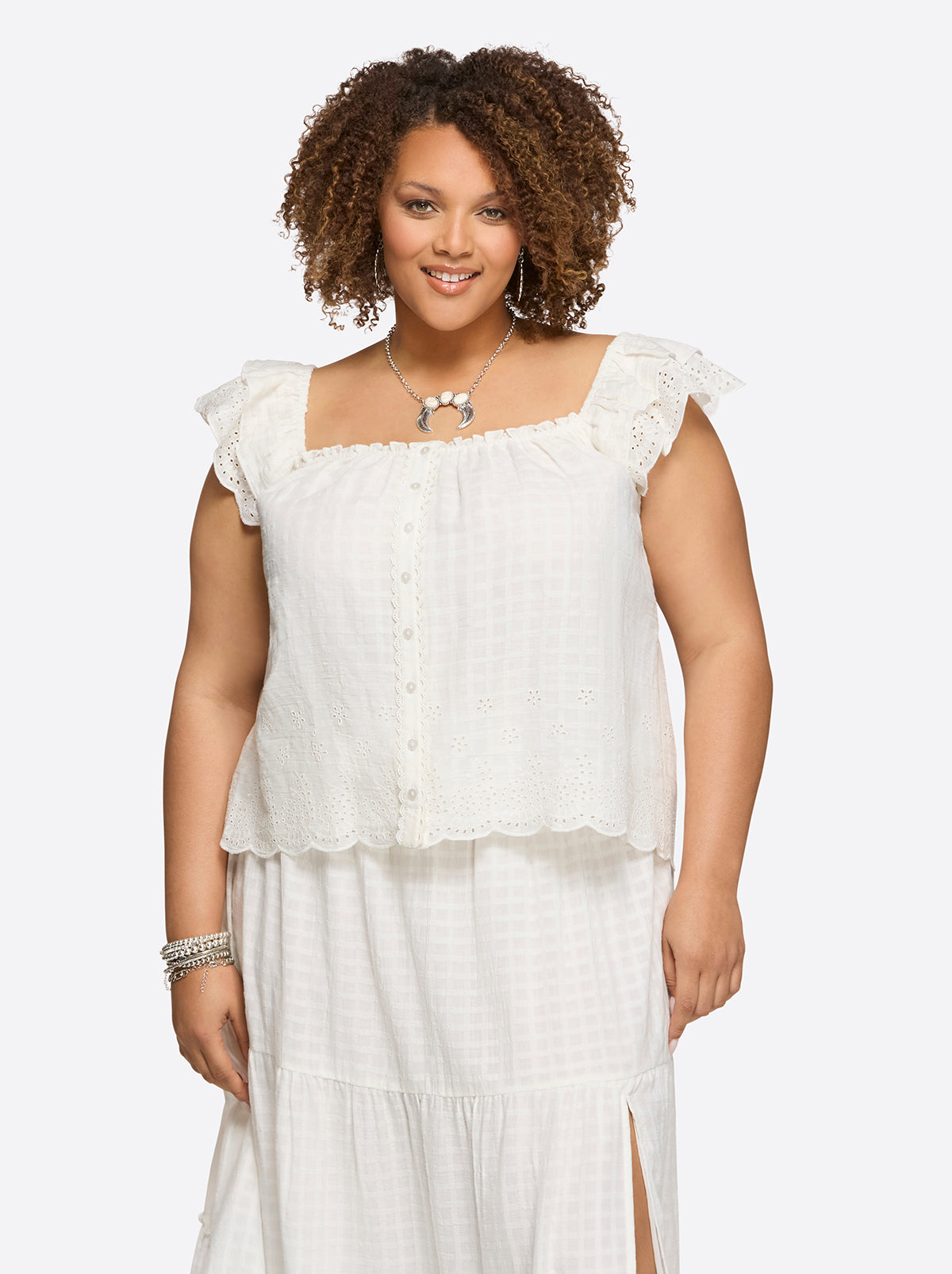 Violetta Top - Gardenia