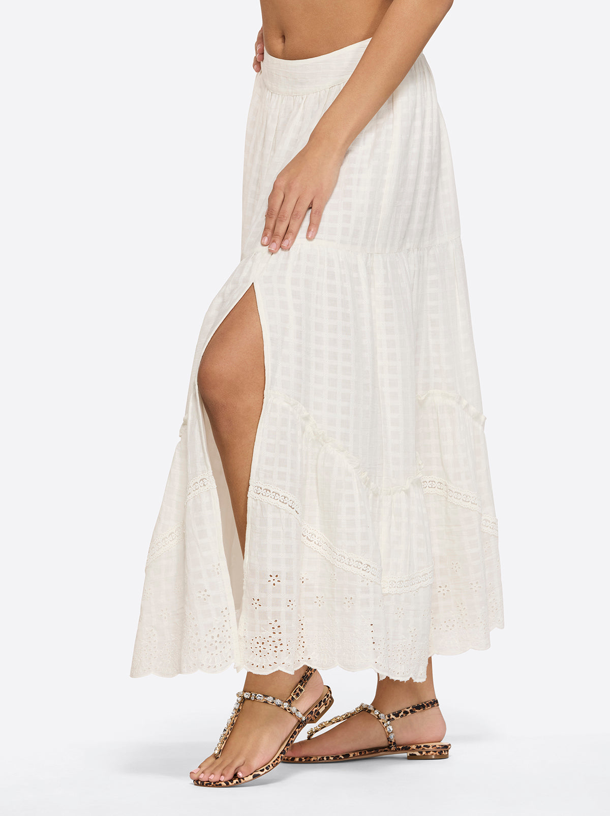 Paula Maxi Skirt - Gardenia