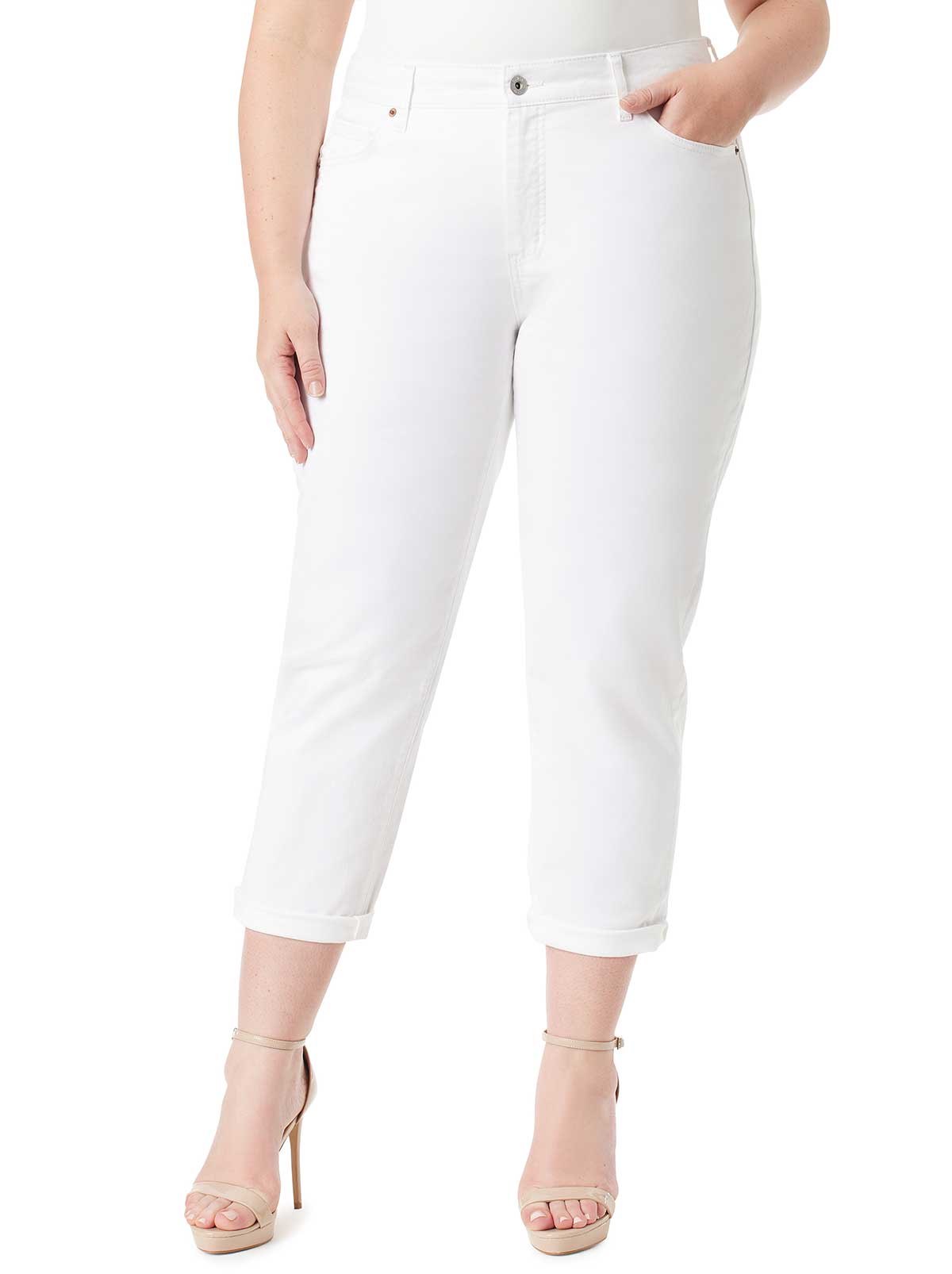 Mika Best Friend Slouchy Skinny - White