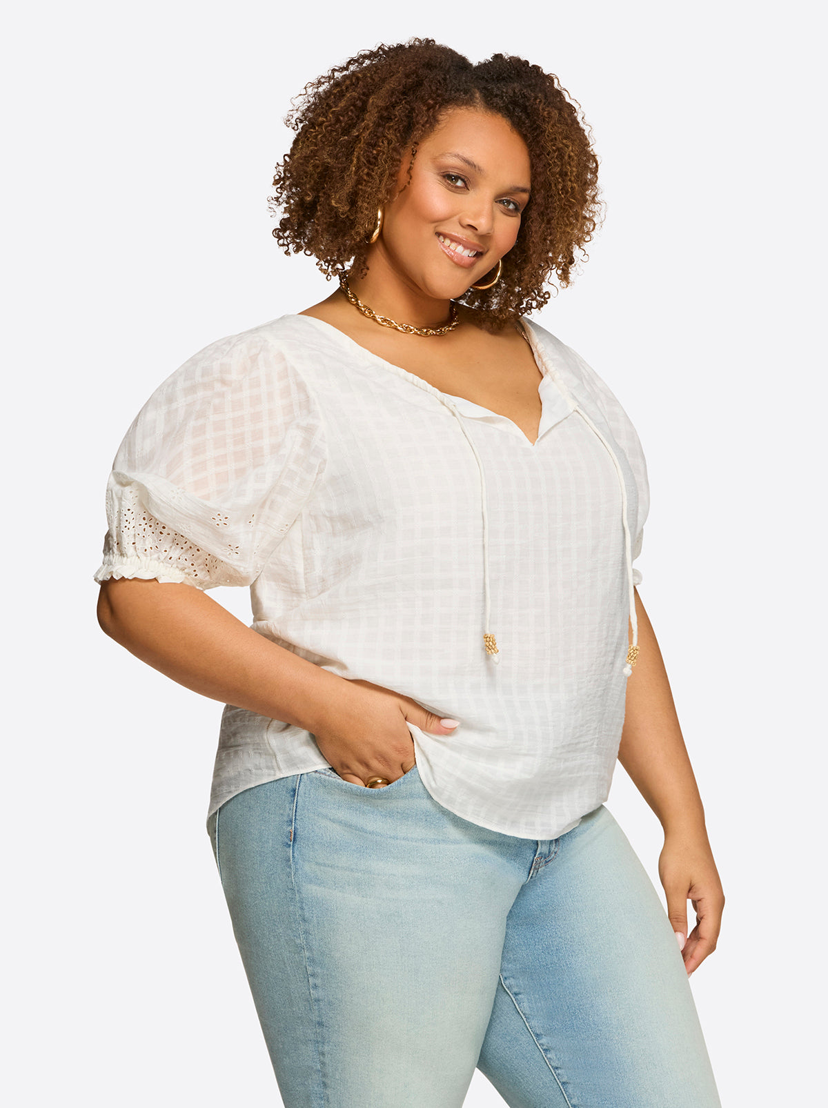 Sibyl Top - Gardenia