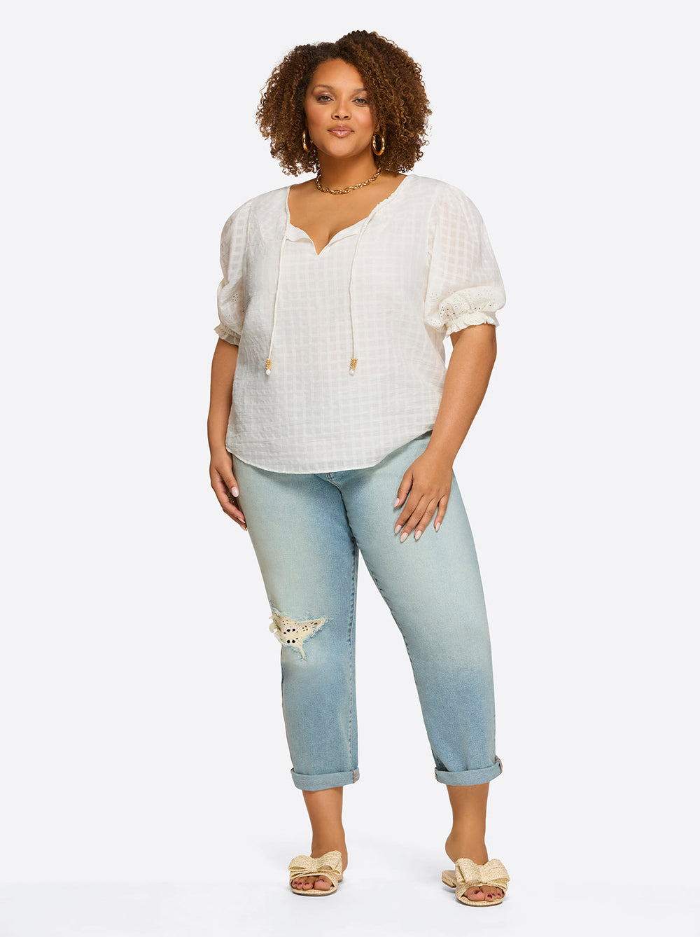 Sibyl Top - Gardenia