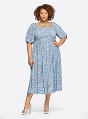 Simona Dress - Decorative Blossoms