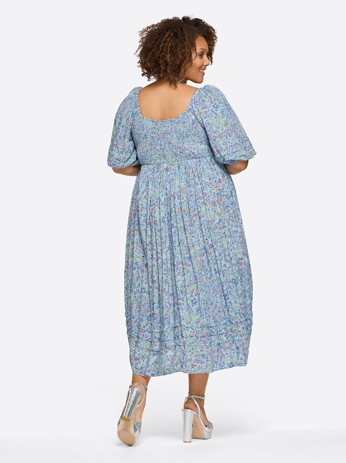 Simona Dress - Decorative Blossoms