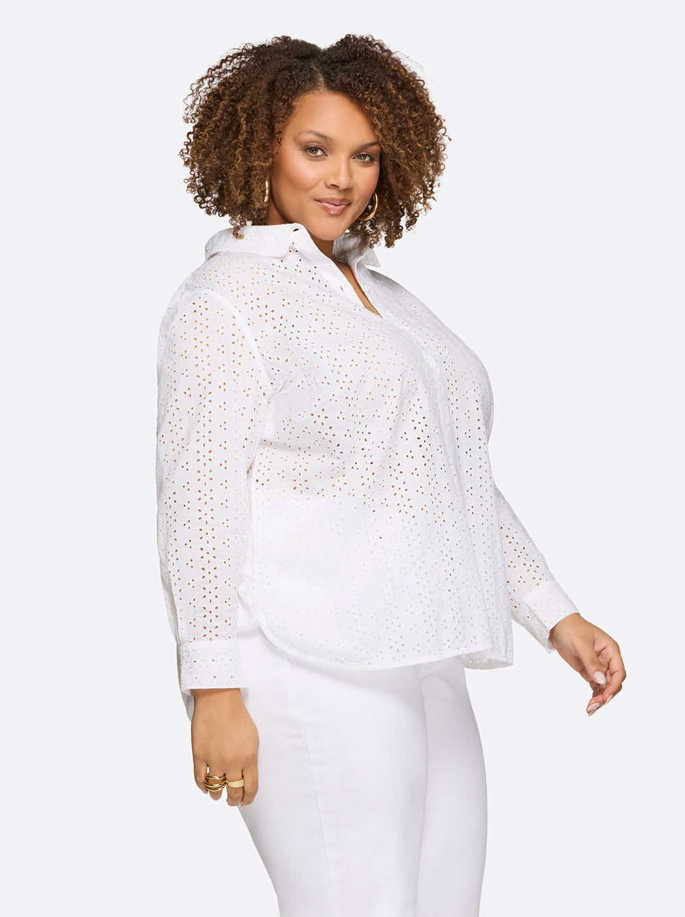 Beryl Button Up Shirt - Gardenia