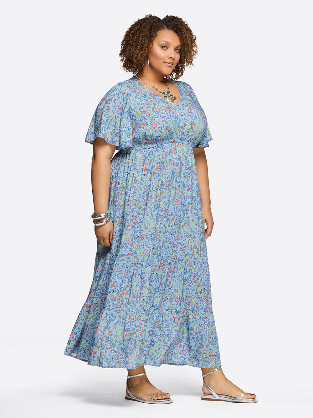 Naomi Dress - Decorative Blossoms