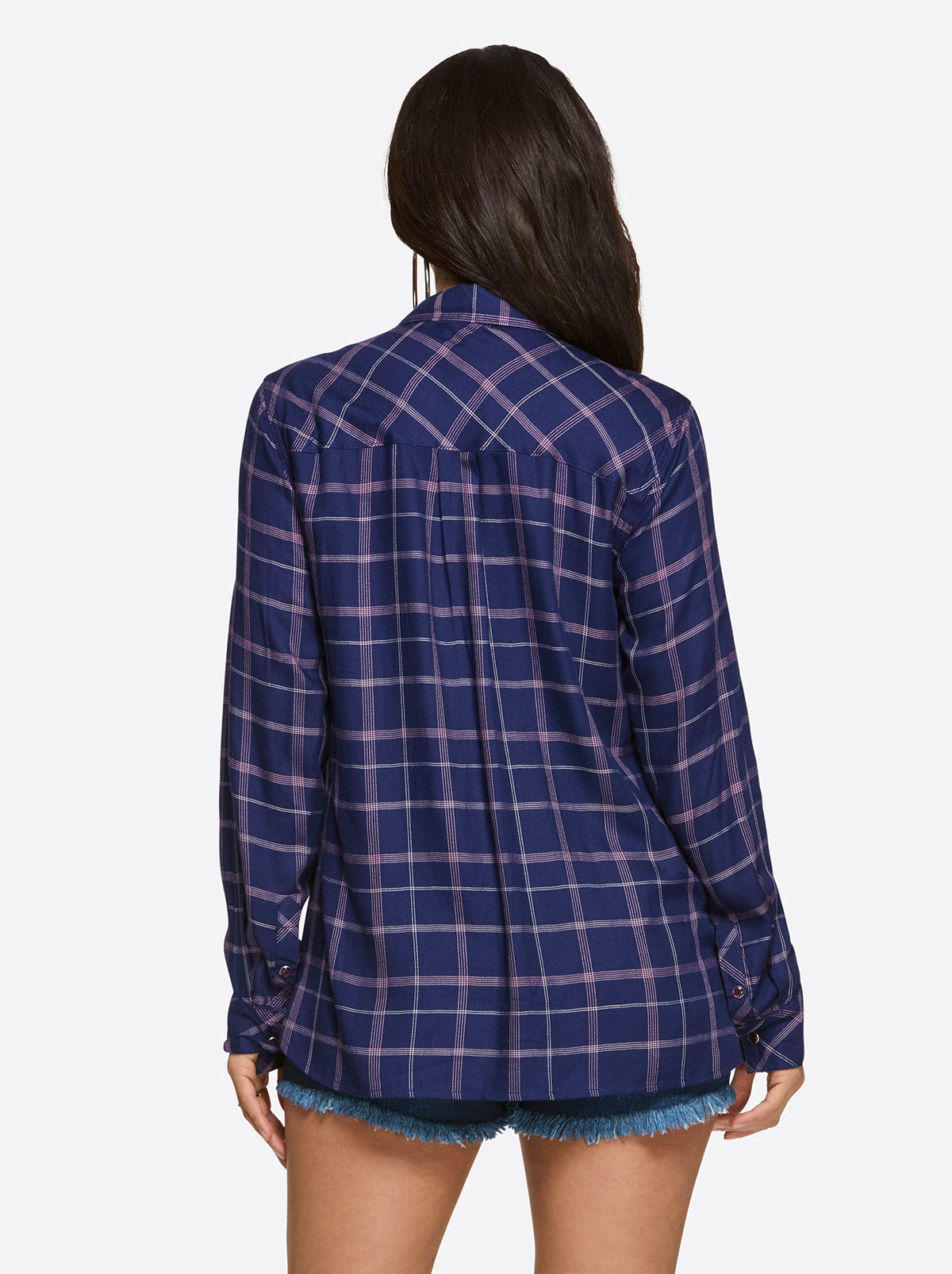 Petunia Shirt - Ocean Cavern Plaid