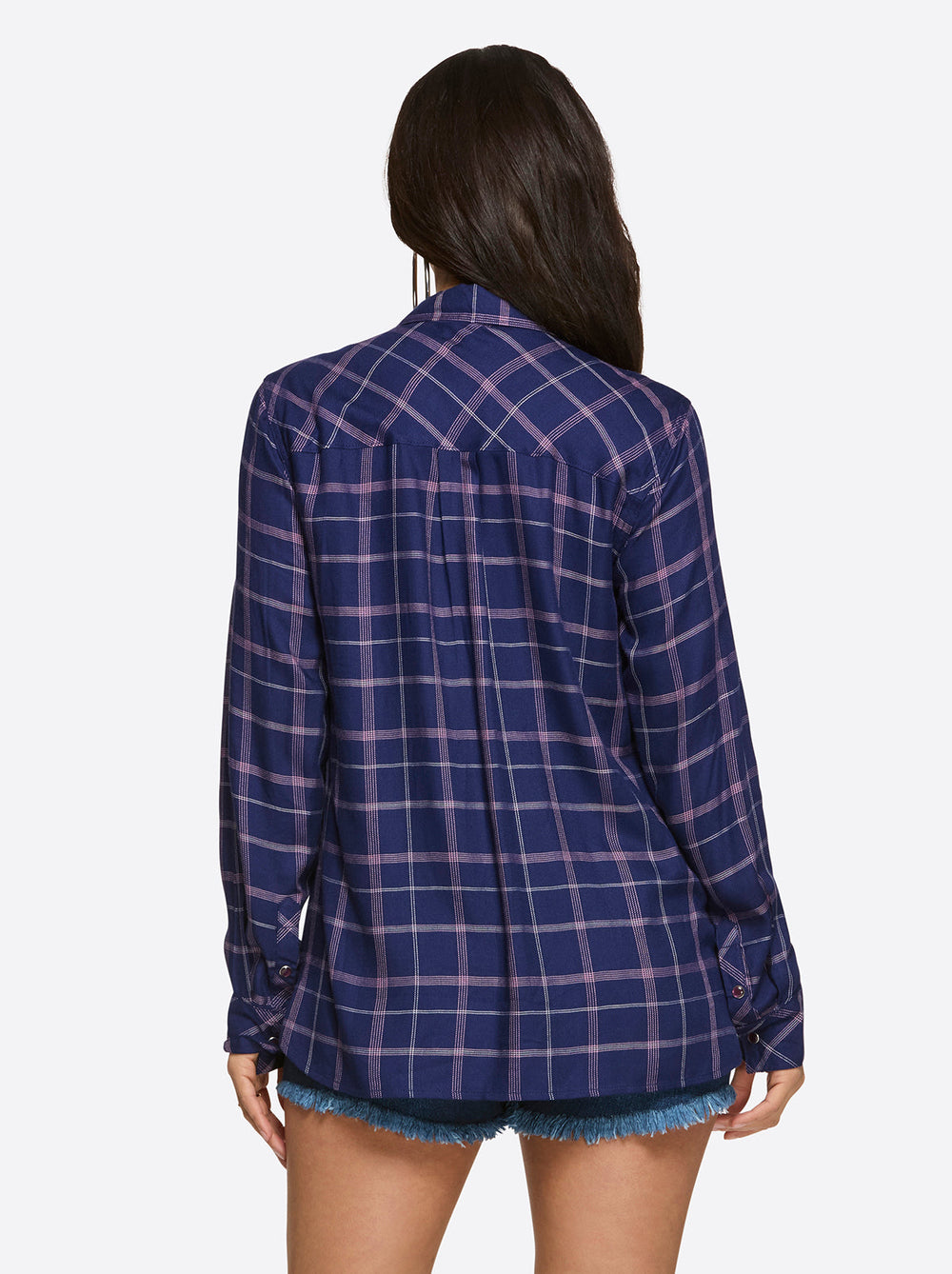 Petunia Shirt - Ocean Cavern Plaid