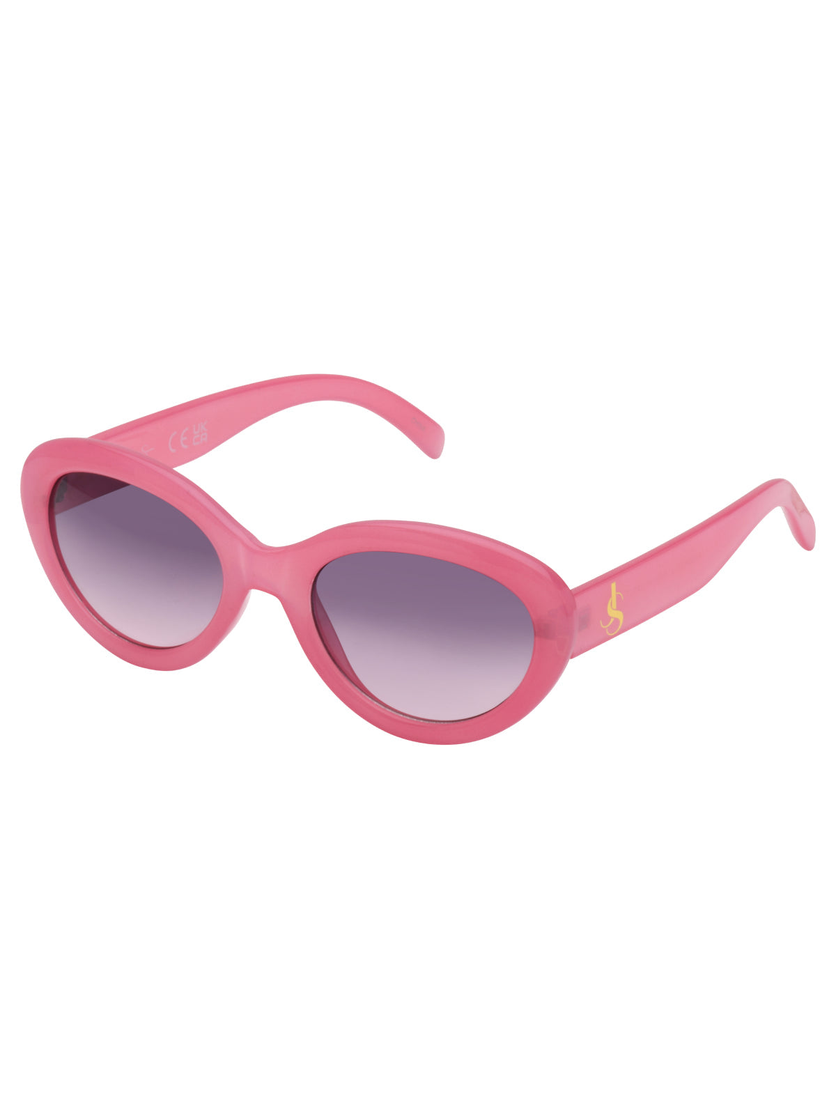 Round Cat Eye Sunglasses - Pink