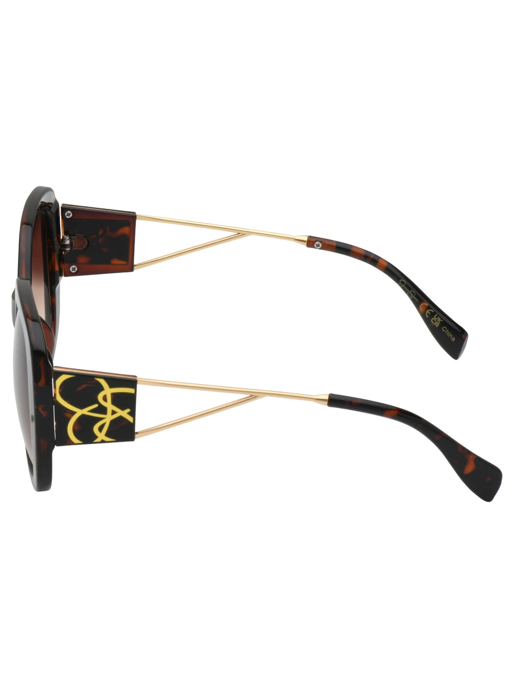 Oversized Oval Sunglasses - Tortoise