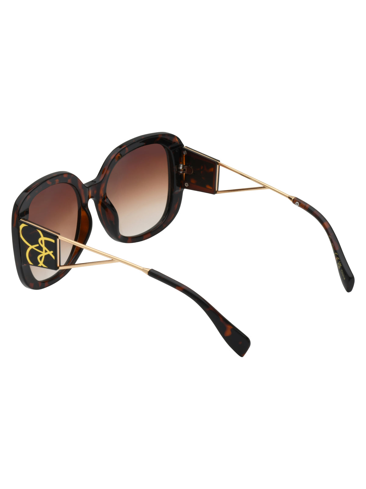 Oversized Oval Sunglasses - Tortoise