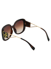 Oversized Oval Sunglasses - Tortoise