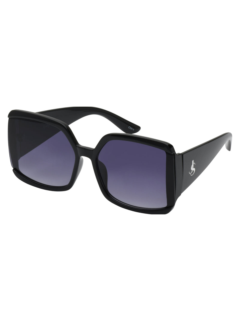 Stylish Square Sunglasses - Black