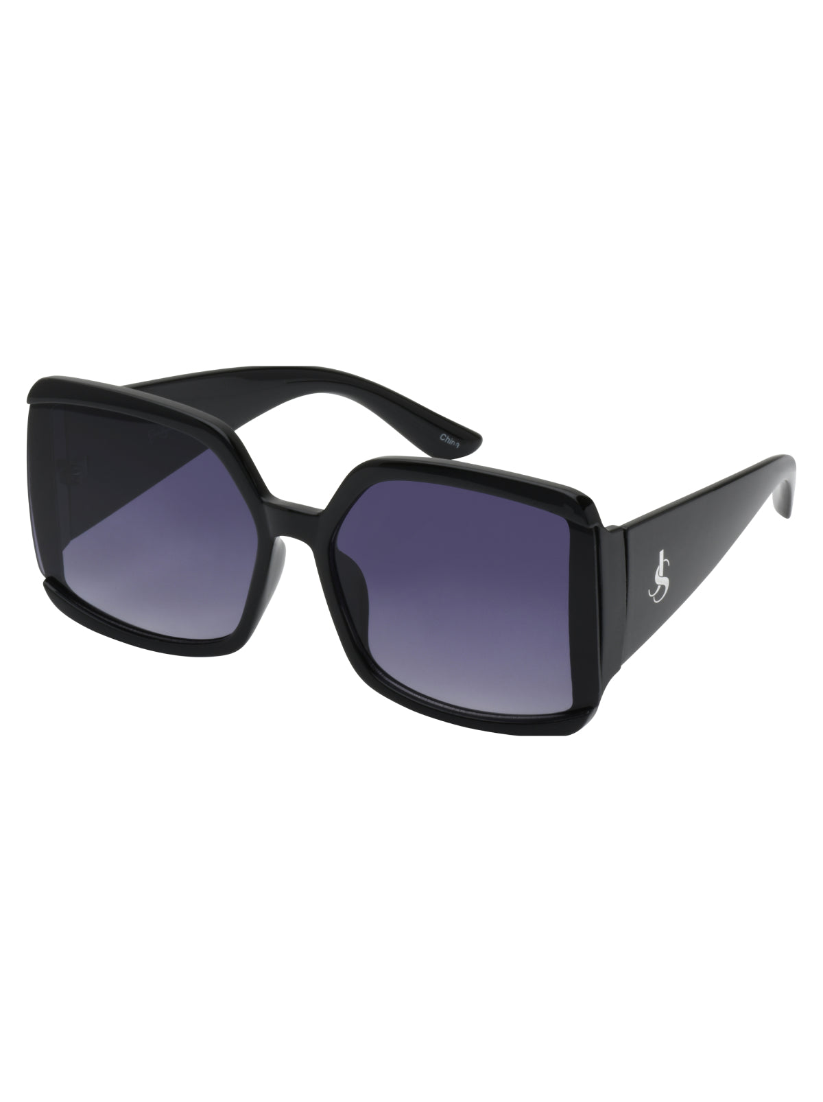 Stylish Square Sunglasses - Black