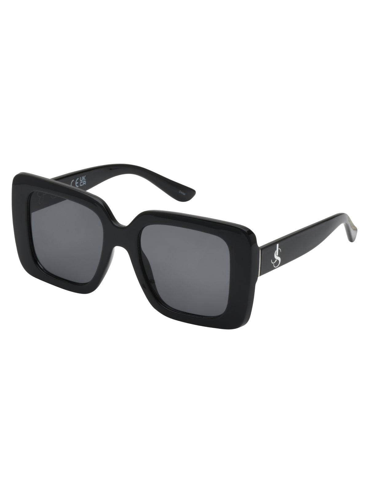 Fashionable Square Sunglasses - Black