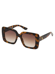 Fashionable Square Sunglasses - Tortoise