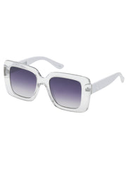 Fashionable Square Sunglasses - Crystal Clear