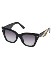 Bold Lux Cat Eye Sunglasses - Black