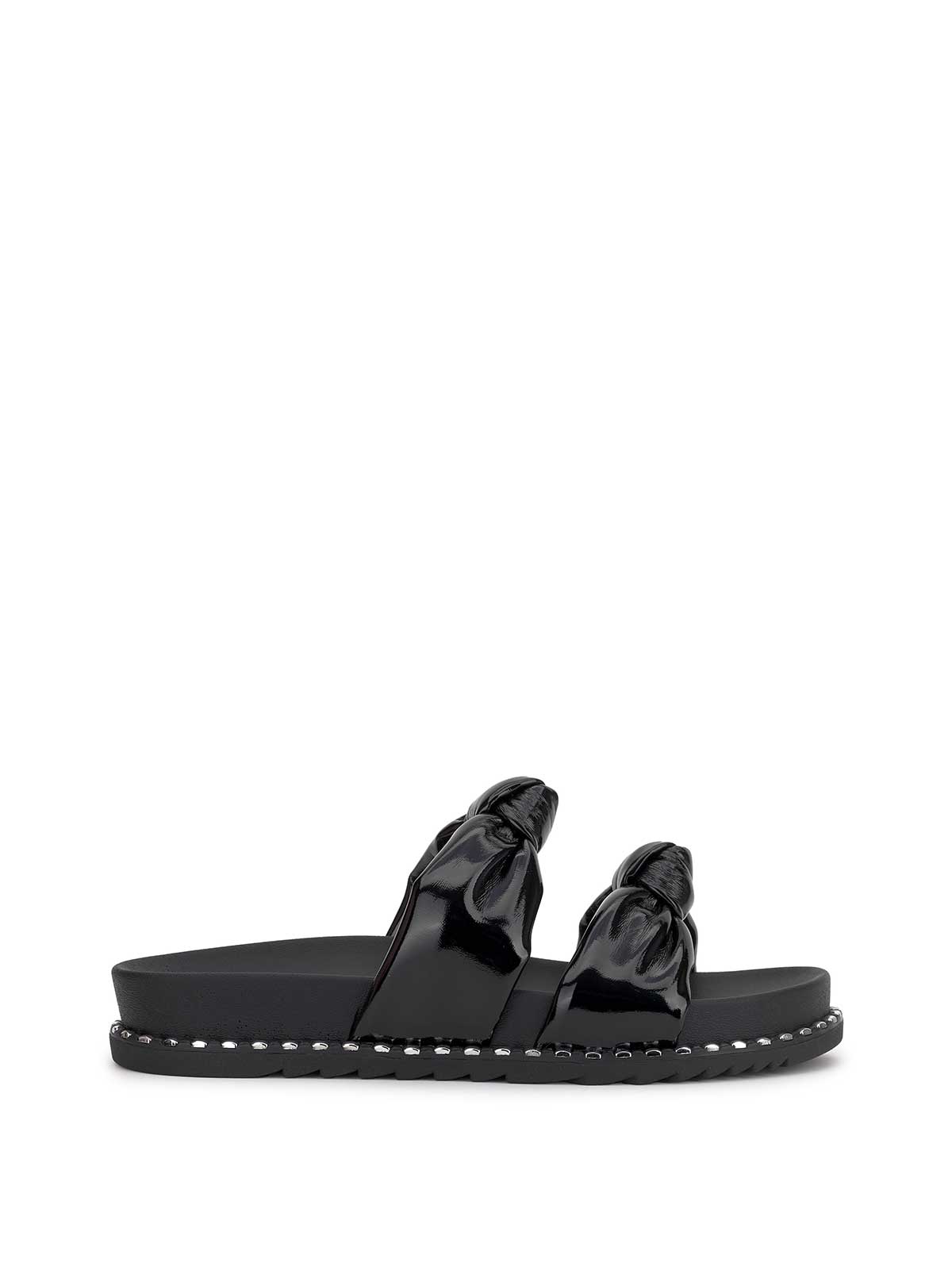 Caralyna Flat Sandal - Black