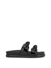 Caralyna Flat Sandal - Black
