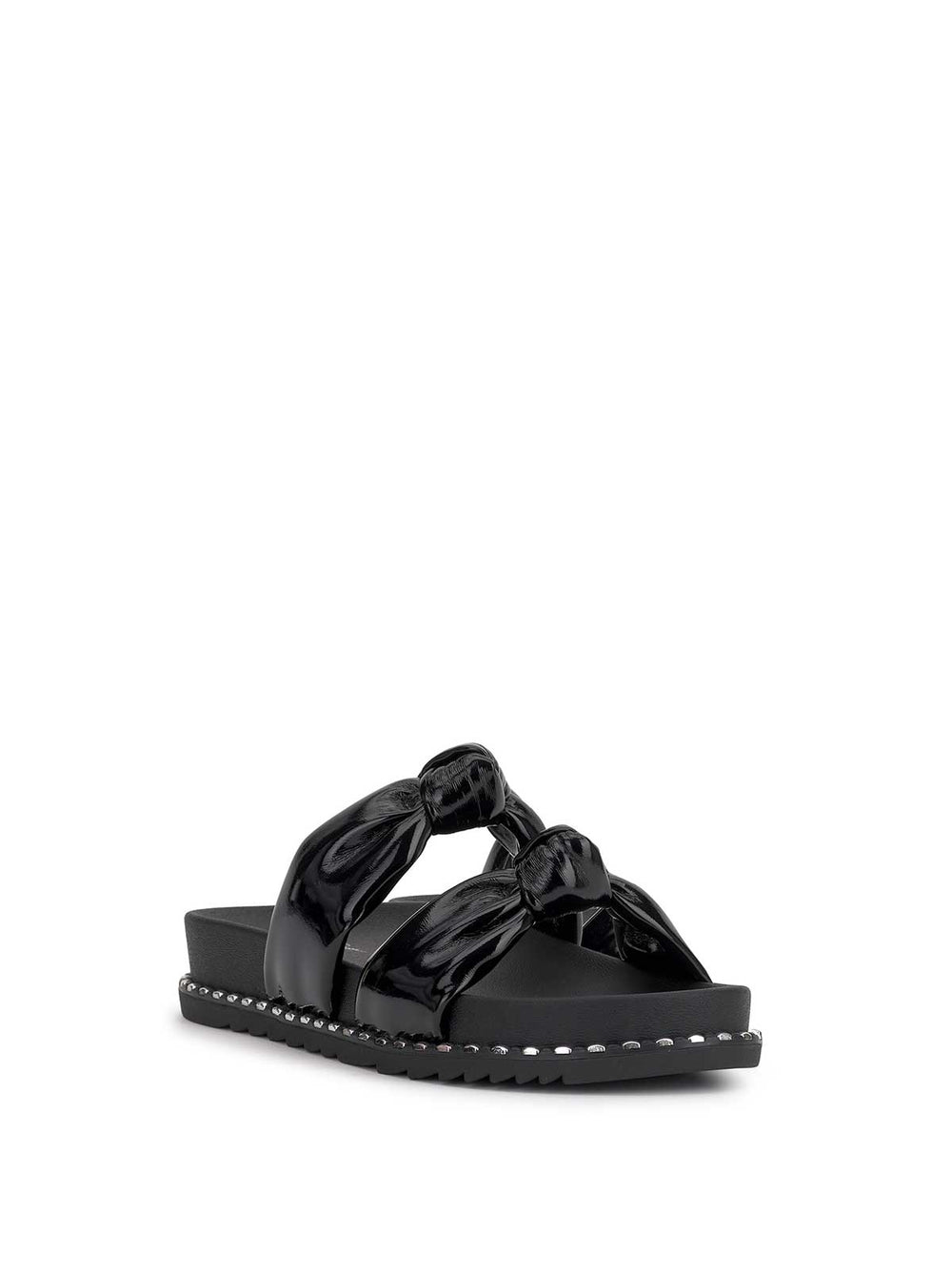 Caralyna Flat Sandal - Black