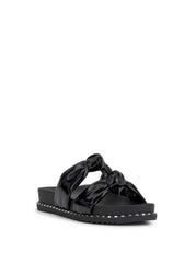 Caralyna Flat Sandal - Black