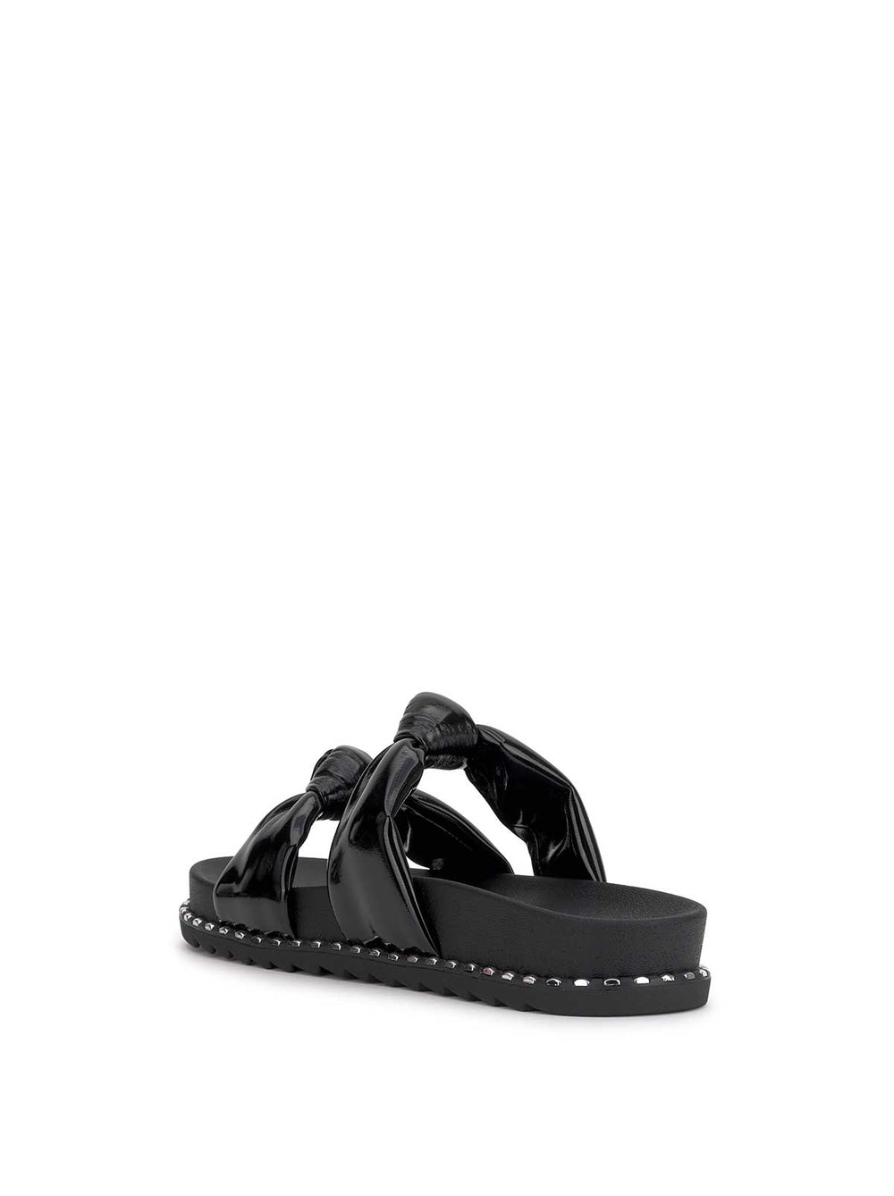 Caralyna Flat Sandal - Black