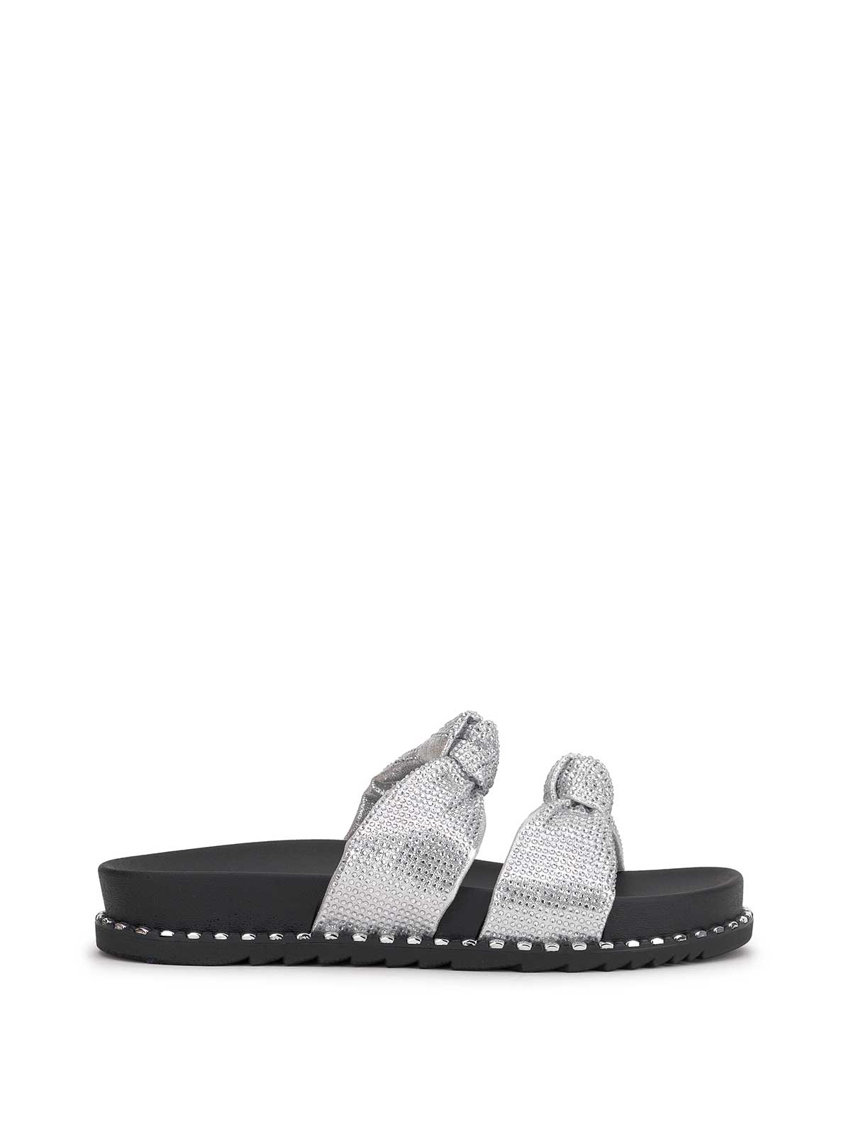 Caralyna Flat Sandal - Silver