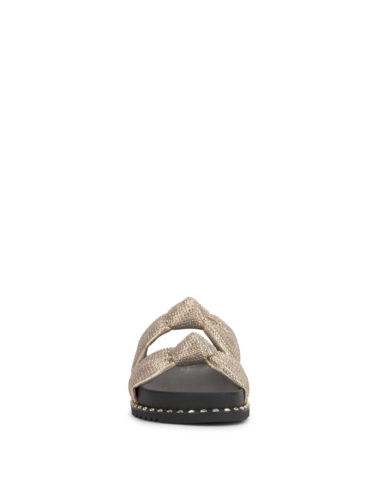 Caralyna Flat Sandal - Champagne