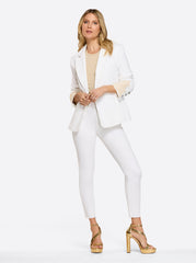Fitted Blazer - White