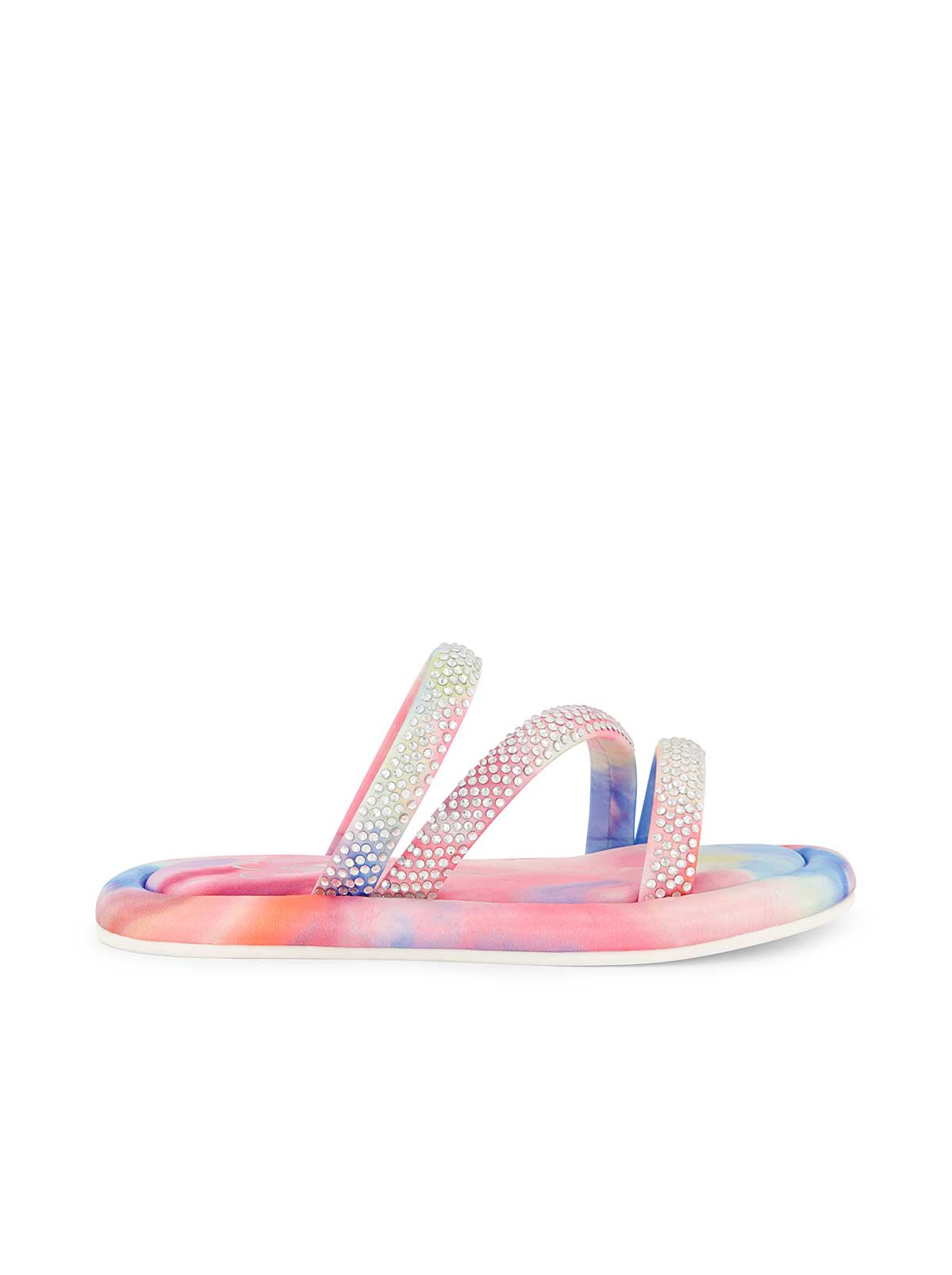 Girls' Kaylen Strap Slippers - Tie Dye