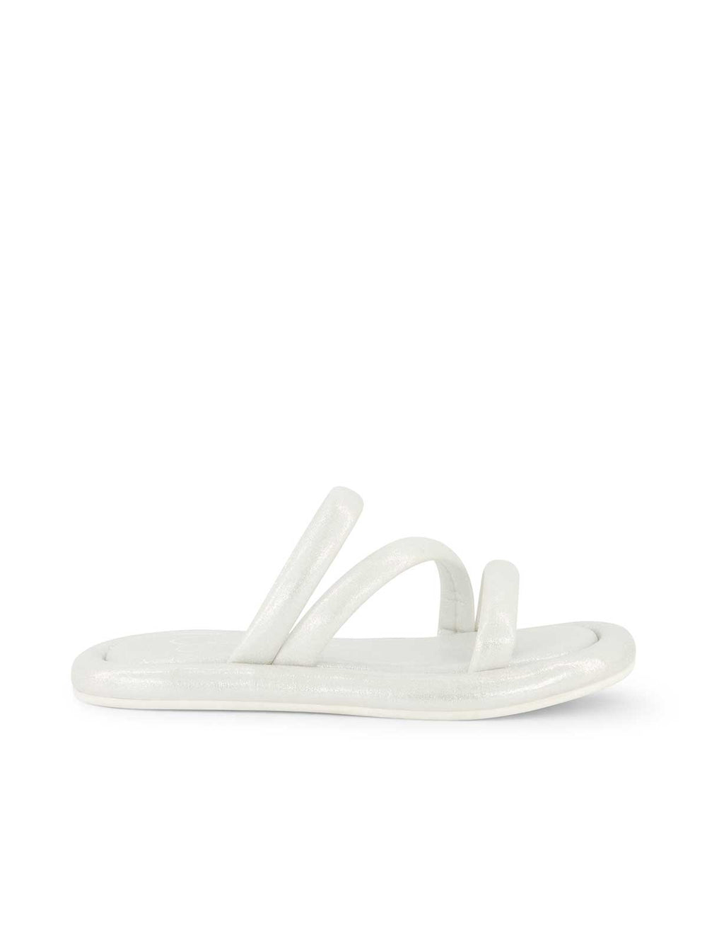 Girls' Kaylen Strap Slippers - Silver