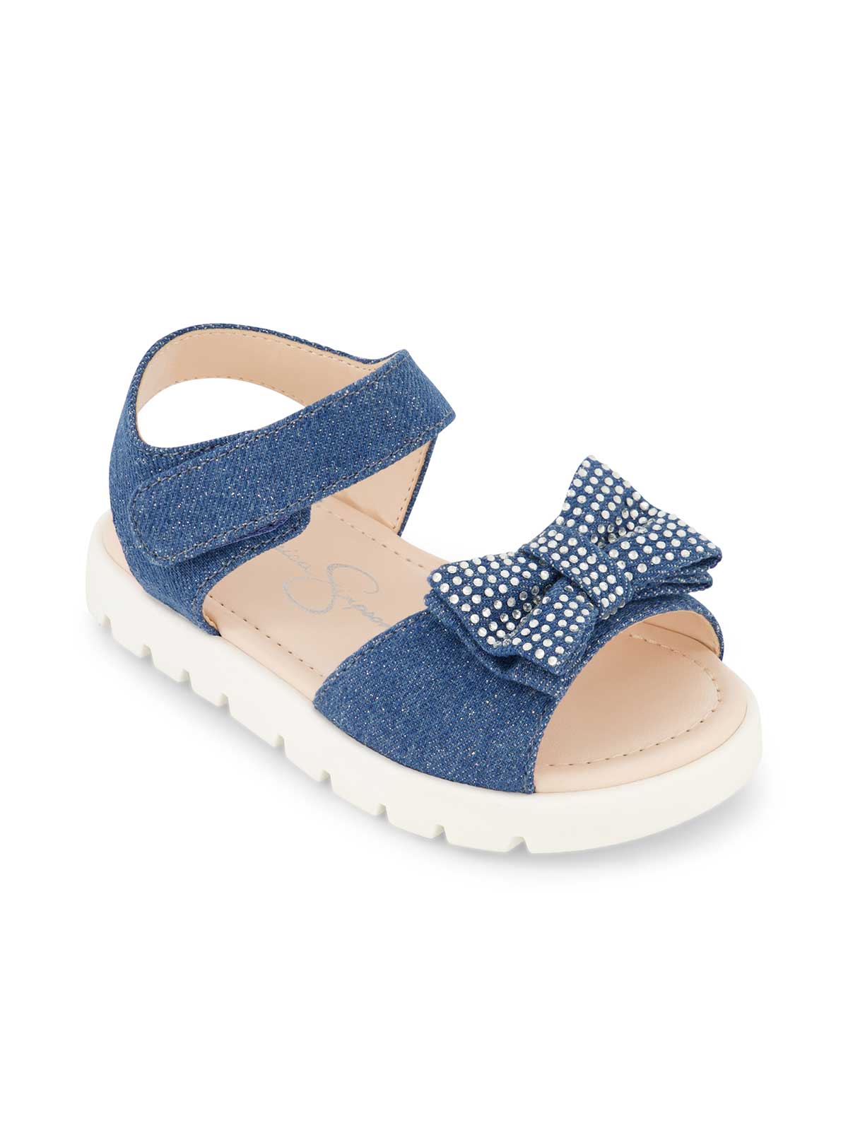 Toddler Tia Shine Sandals - Blue Denim