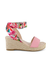 Girls' Asha Cuff Wedge Sandals - Pink