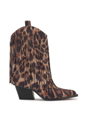 Paredisa Fringe Bootie - Leopard