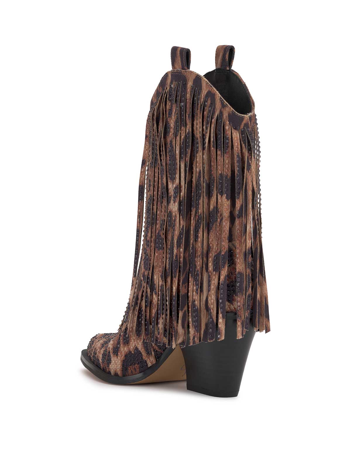 Paredisa Fringe Bootie - Leopard