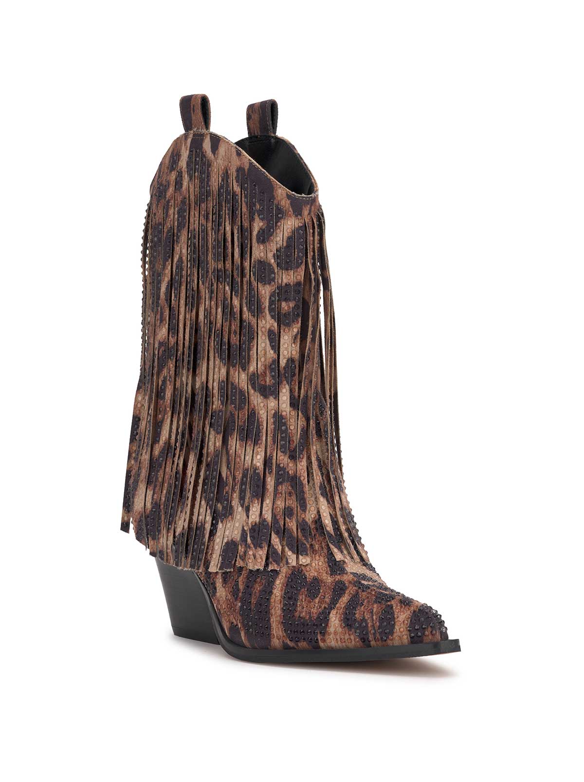Paredisa Fringe Bootie - Leopard