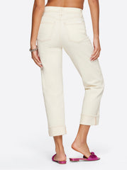Straight Cargo Ankle - Ecru