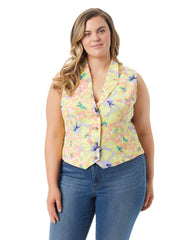 Embla Vest - Candy Hibiscus