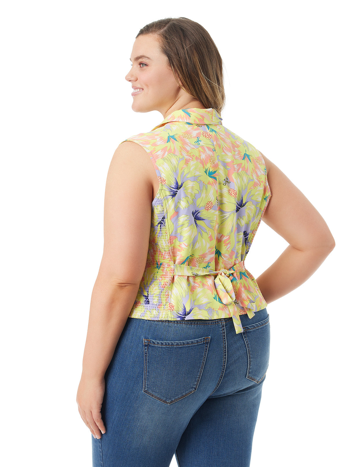 Embla Vest - Candy Hibiscus
