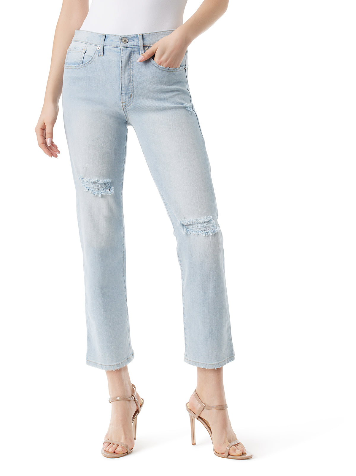 Harmony Straight High Rise Jean - Rejoice