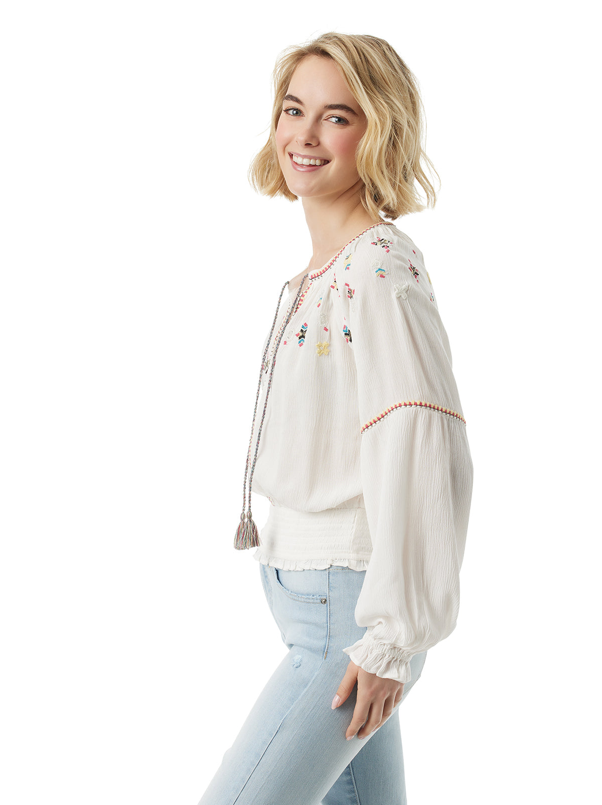 Tanuka Embellished Top - Gardenia