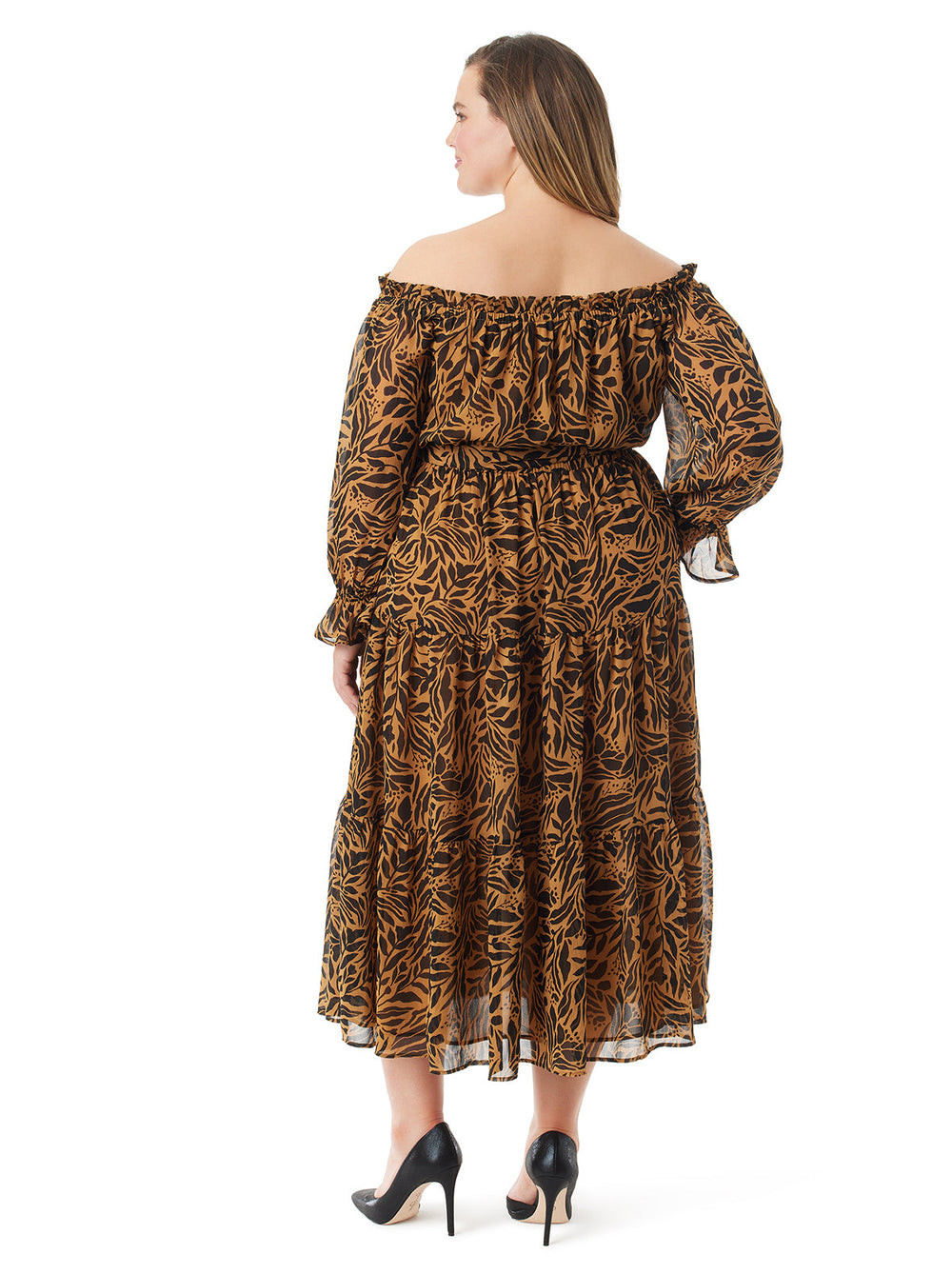 Gateel Dress - Zebra Floral
