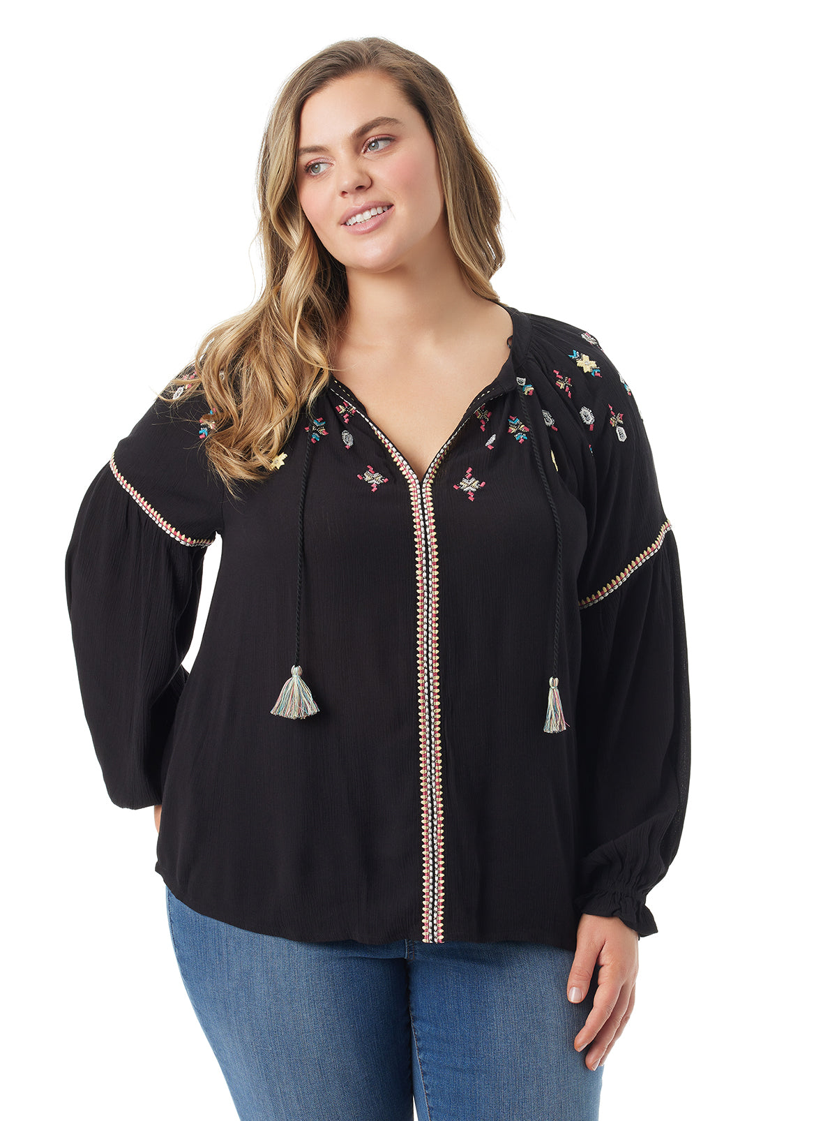 Lissy Embellished Top - Black