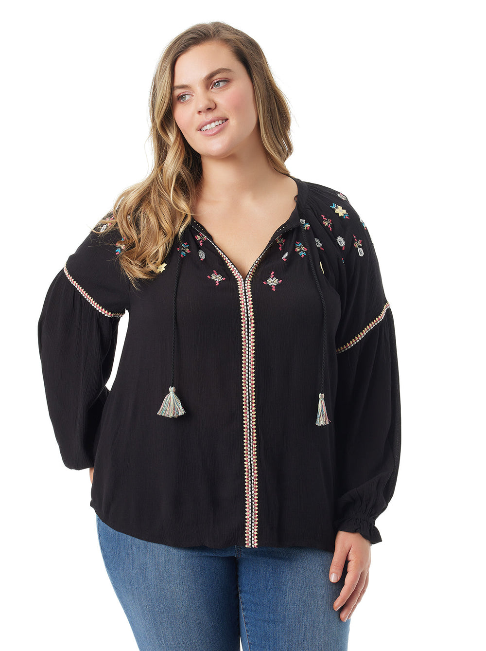 Lissy Embellished Top - Black