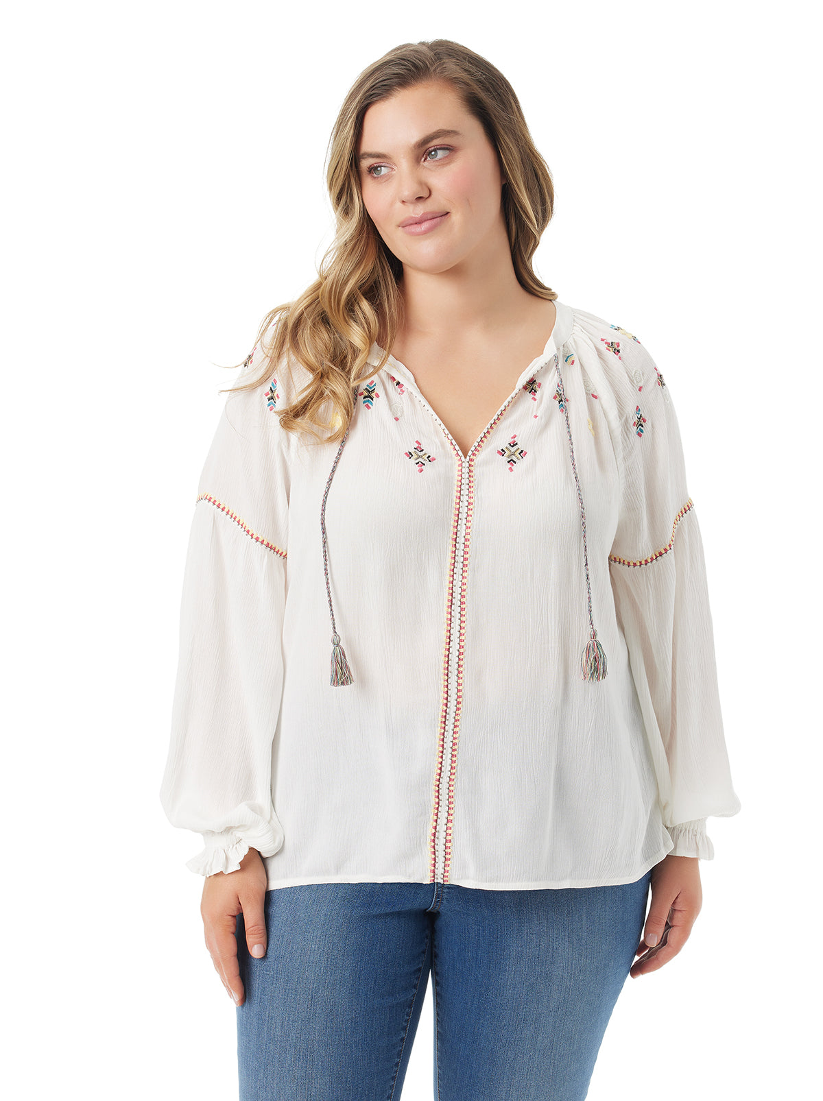 Lissy Embellished Top - Gardenia