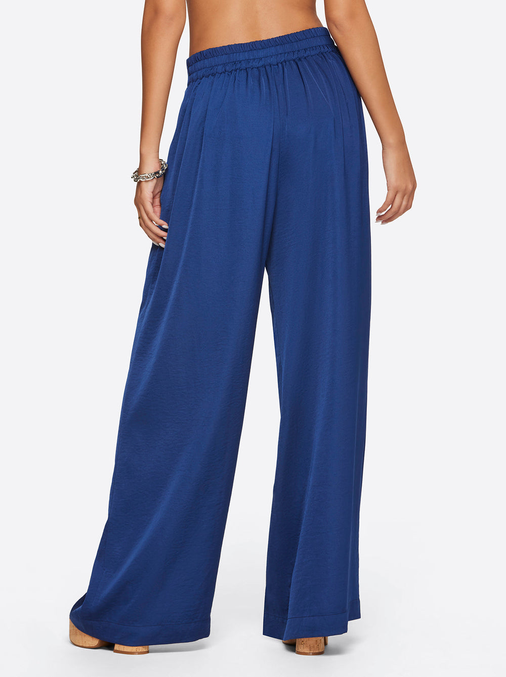 Winnie Wide Leg Pants - Medieval Blue