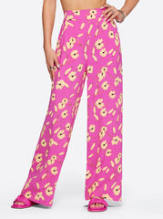 Winnie Wide Leg Pants - Withering Petals