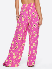 Winnie Wide Leg Pants - Withering Petals
