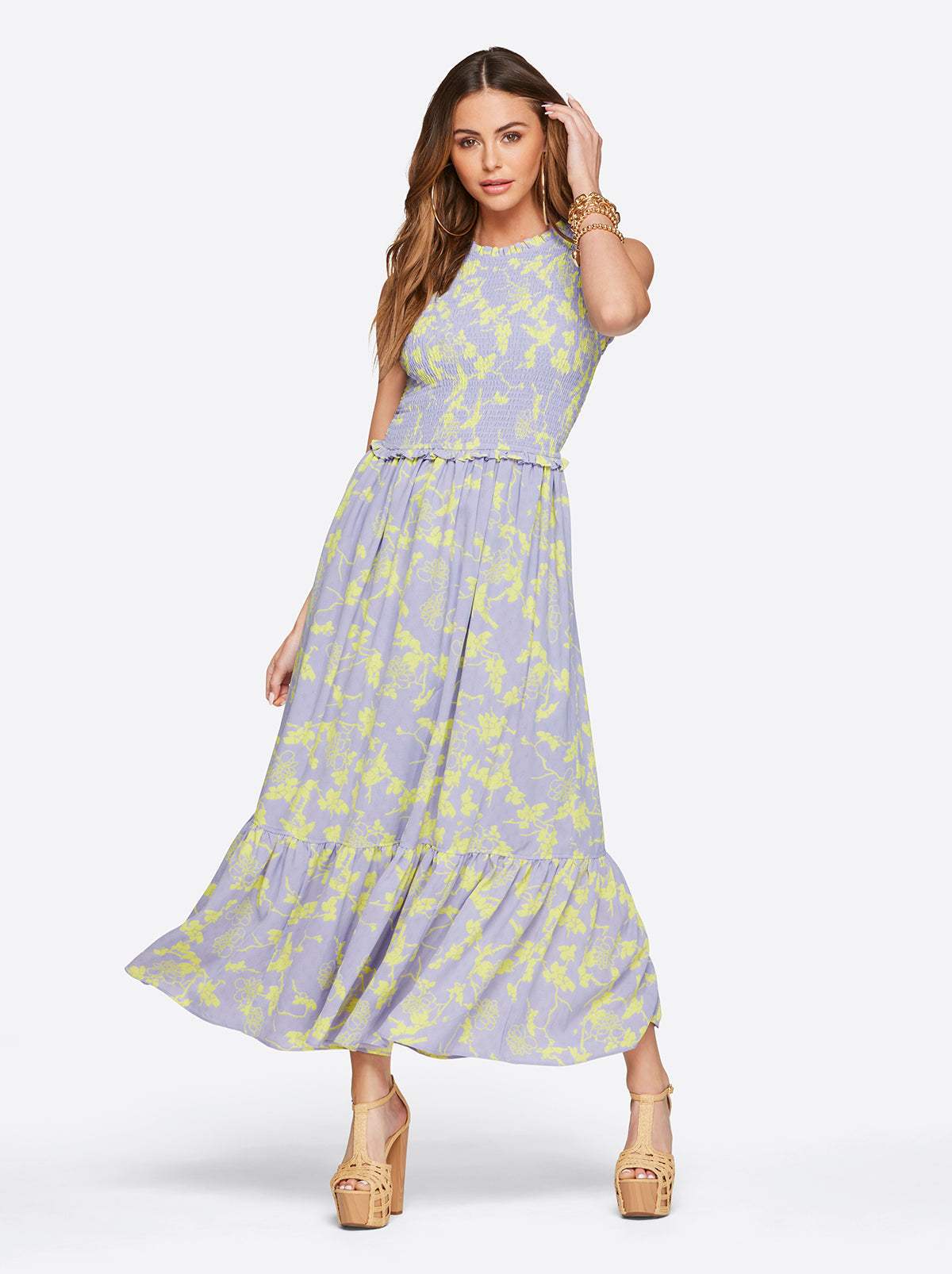 Mira Tiered Ruffle Maxi Dress - Hidden Lotus